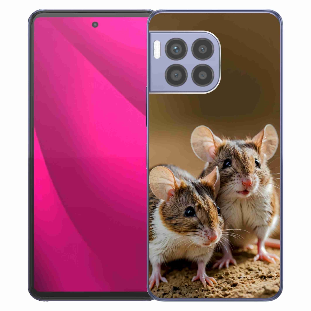 Gelový kryt mmCase na T phone 2 Pro - myší duo