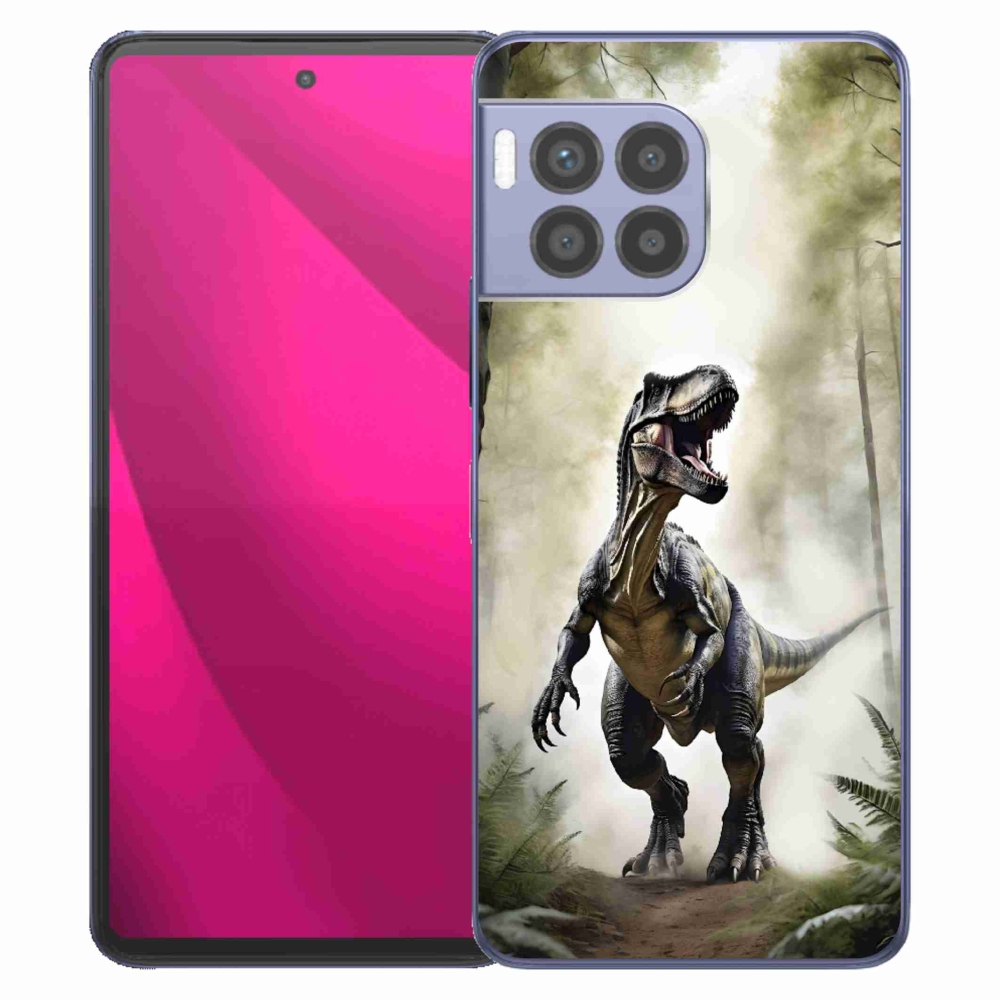 Gelový kryt mmCase na T phone 2 Pro - naštvaný T-Rex