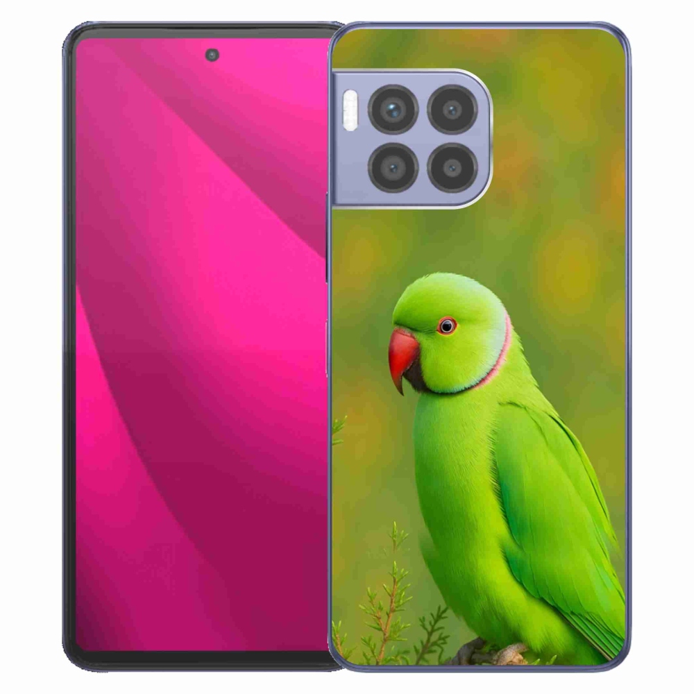 Gelový kryt mmCase na T phone 2 Pro - papoušek alexandr 2