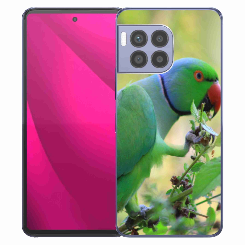 Gelový kryt mmCase na T phone 2 Pro - papoušek alexandr