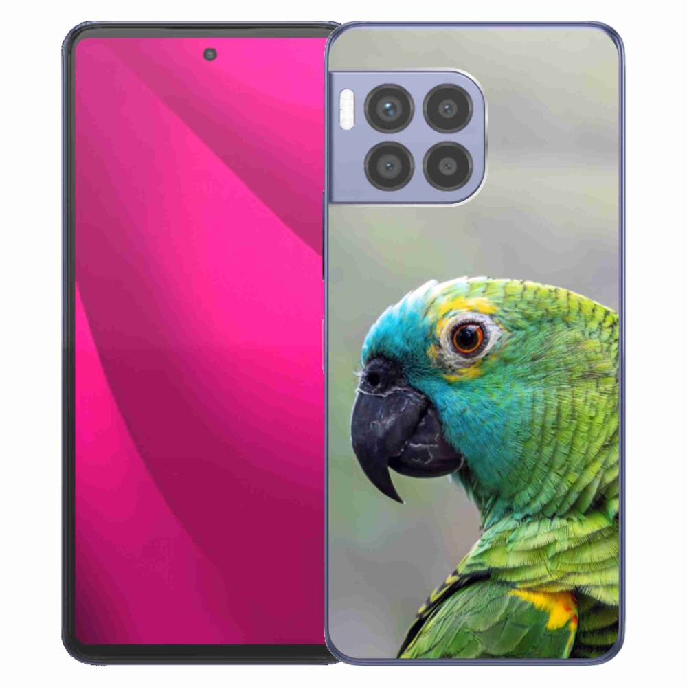 Gelový kryt mmCase na T phone 2 Pro - papoušek amazoňan