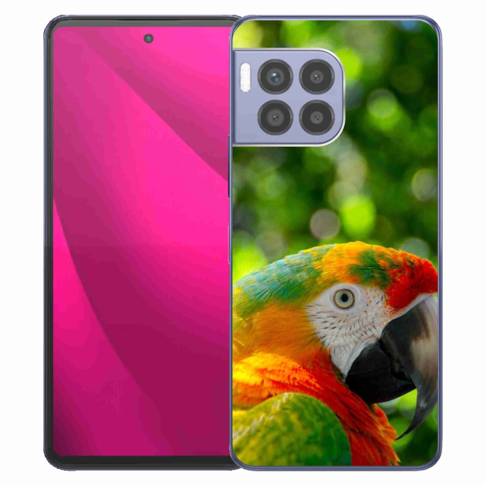 Gelový kryt mmCase na T phone 2 Pro - papoušek ara 3