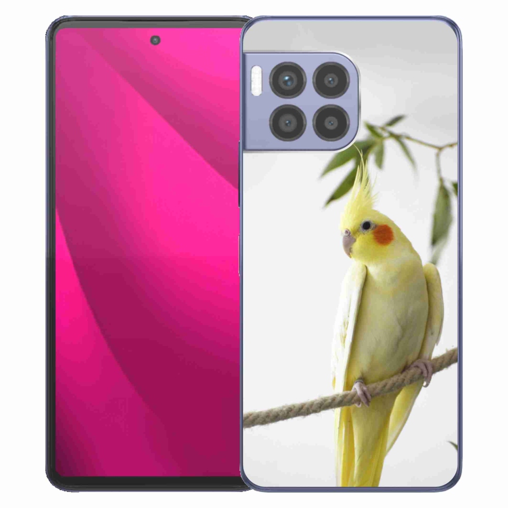 Gelový kryt mmCase na T phone 2 Pro - papoušek korela chocholatá