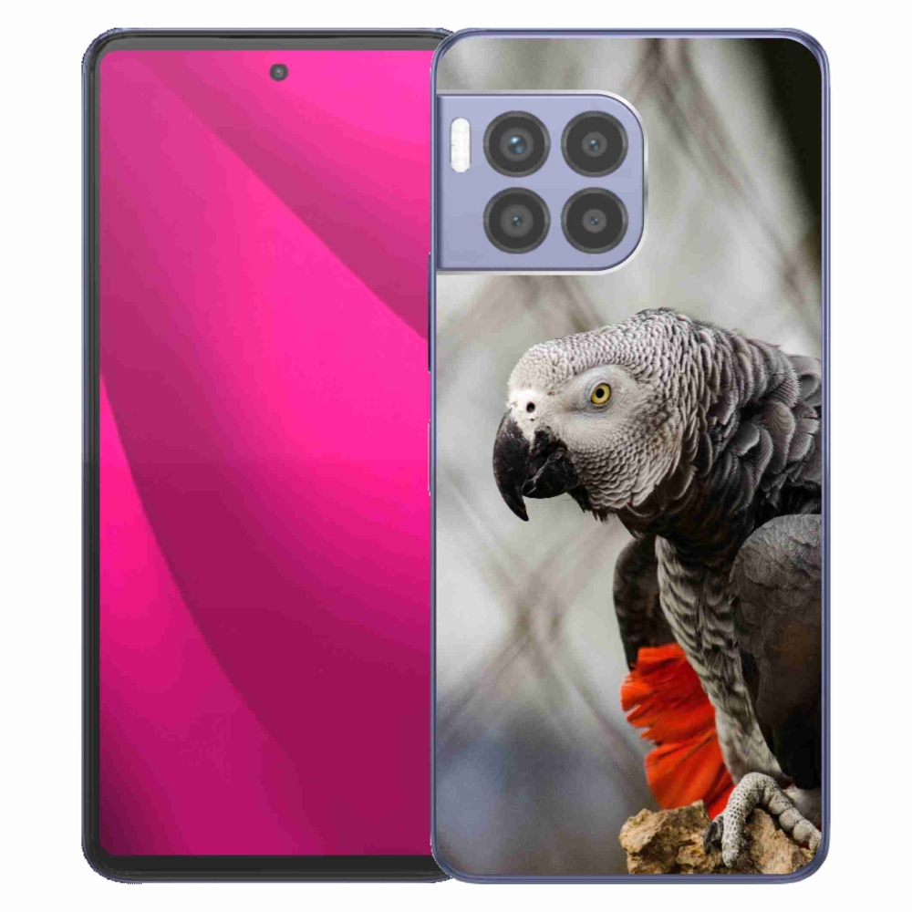 Gelový kryt mmCase na T phone 2 Pro - papoušek žako 3