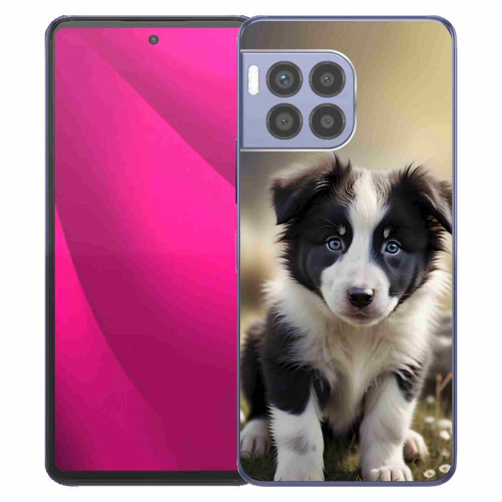Gelový kryt mmCase na T phone 2 Pro - roztomilá border kolie