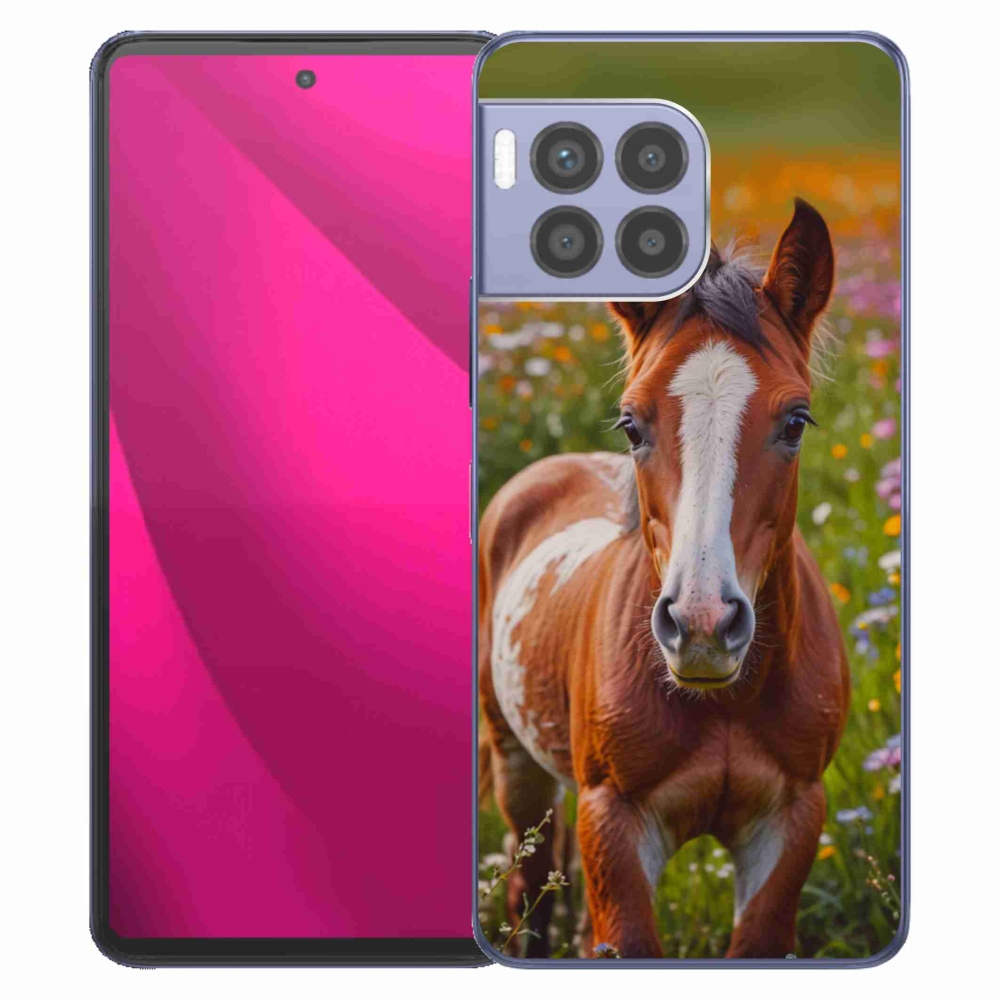 Gelový kryt mmCase na T phone 2 Pro - roztomilé hříbě