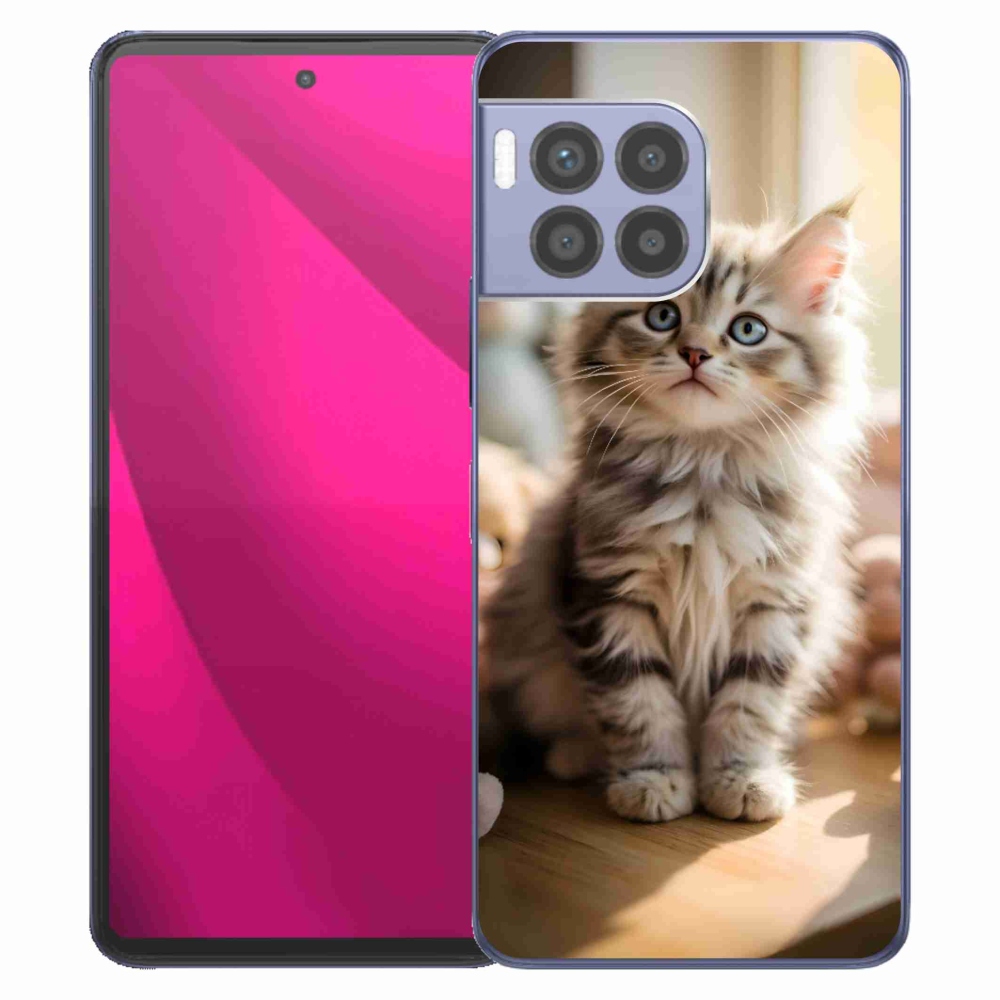 Gelový kryt mmCase na T phone 2 Pro - roztomilé kotě 10