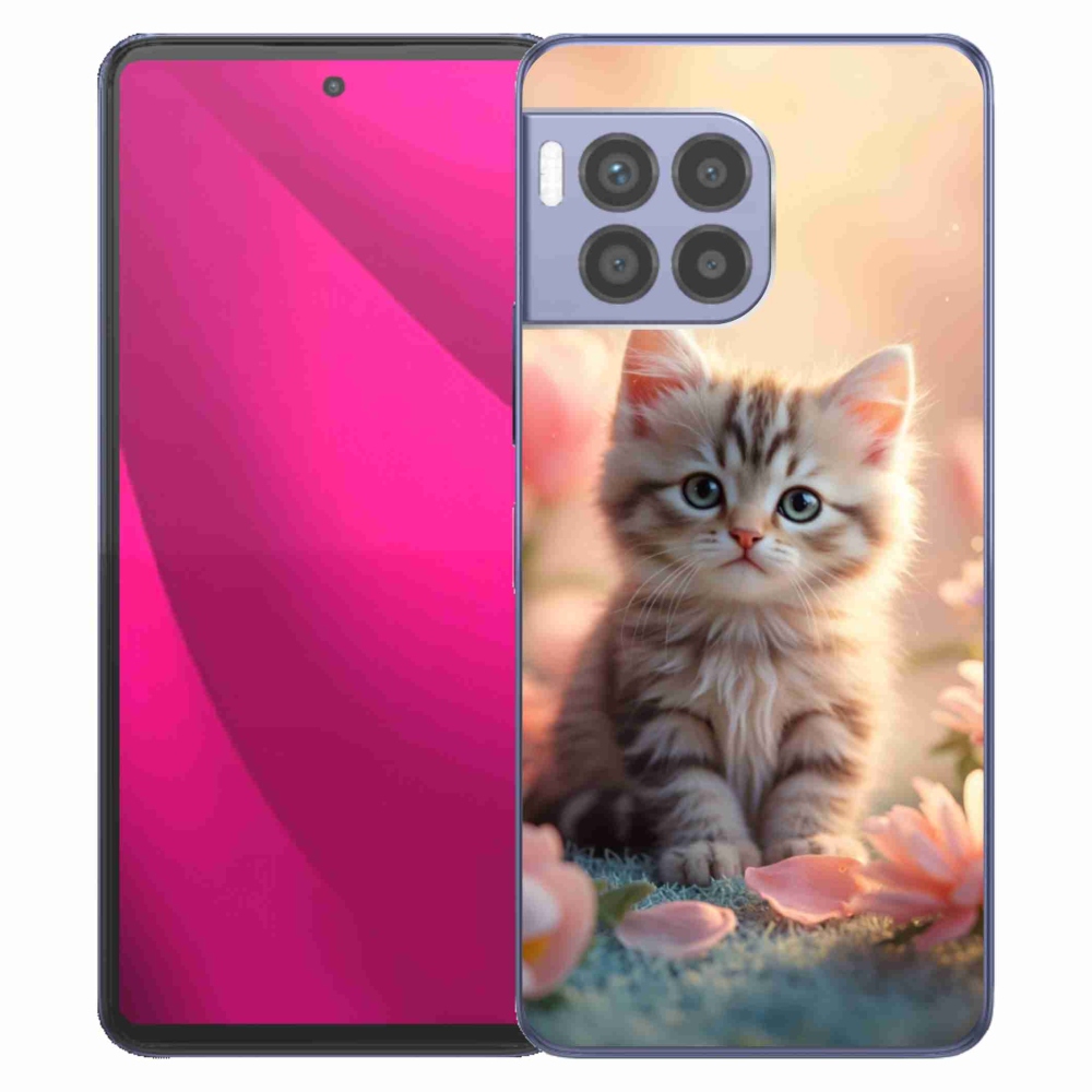 Gelový kryt mmCase na T phone 2 Pro - roztomilé kotě 8