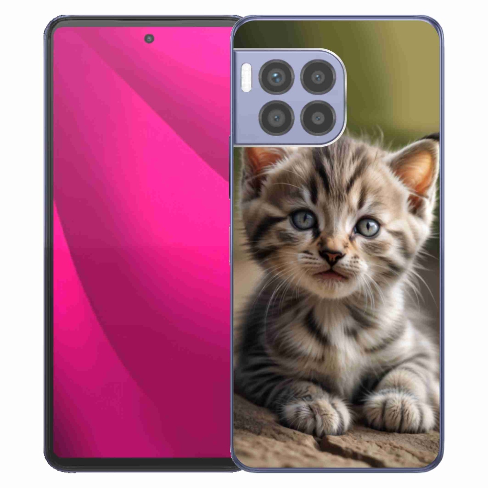 Gelový kryt mmCase na T phone 2 Pro - roztomilé kotě 9