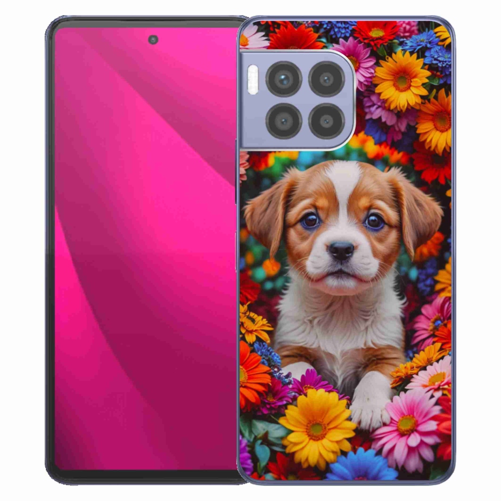 Gelový kryt mmCase na T phone 2 Pro - roztomilé štěně