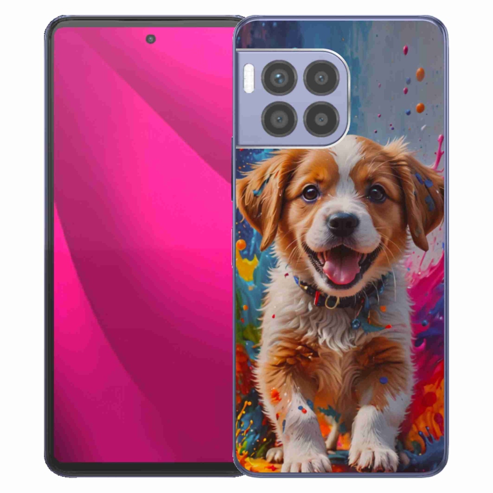 Gelový kryt mmCase na T phone 2 Pro - roztomilé štěně 3