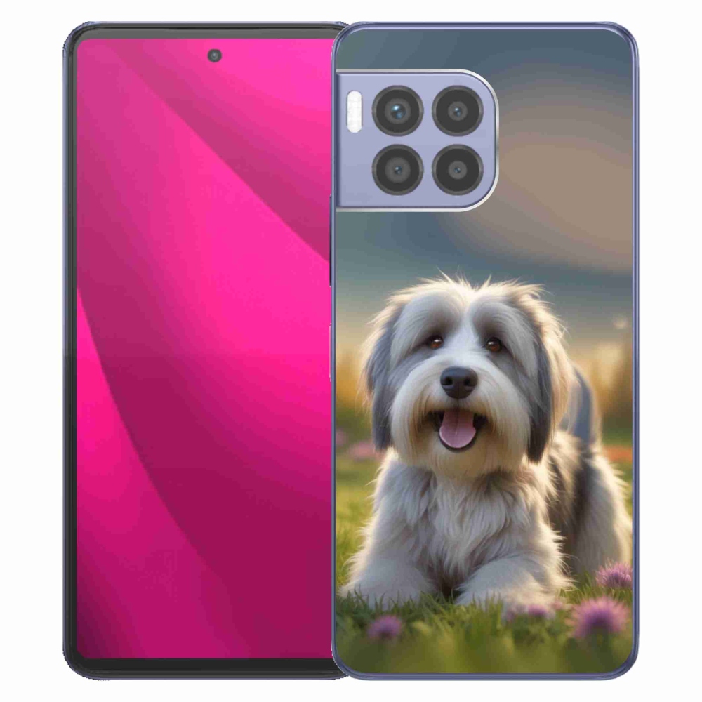 Gelový kryt mmCase na T phone 2 Pro - roztomilý havanský psík