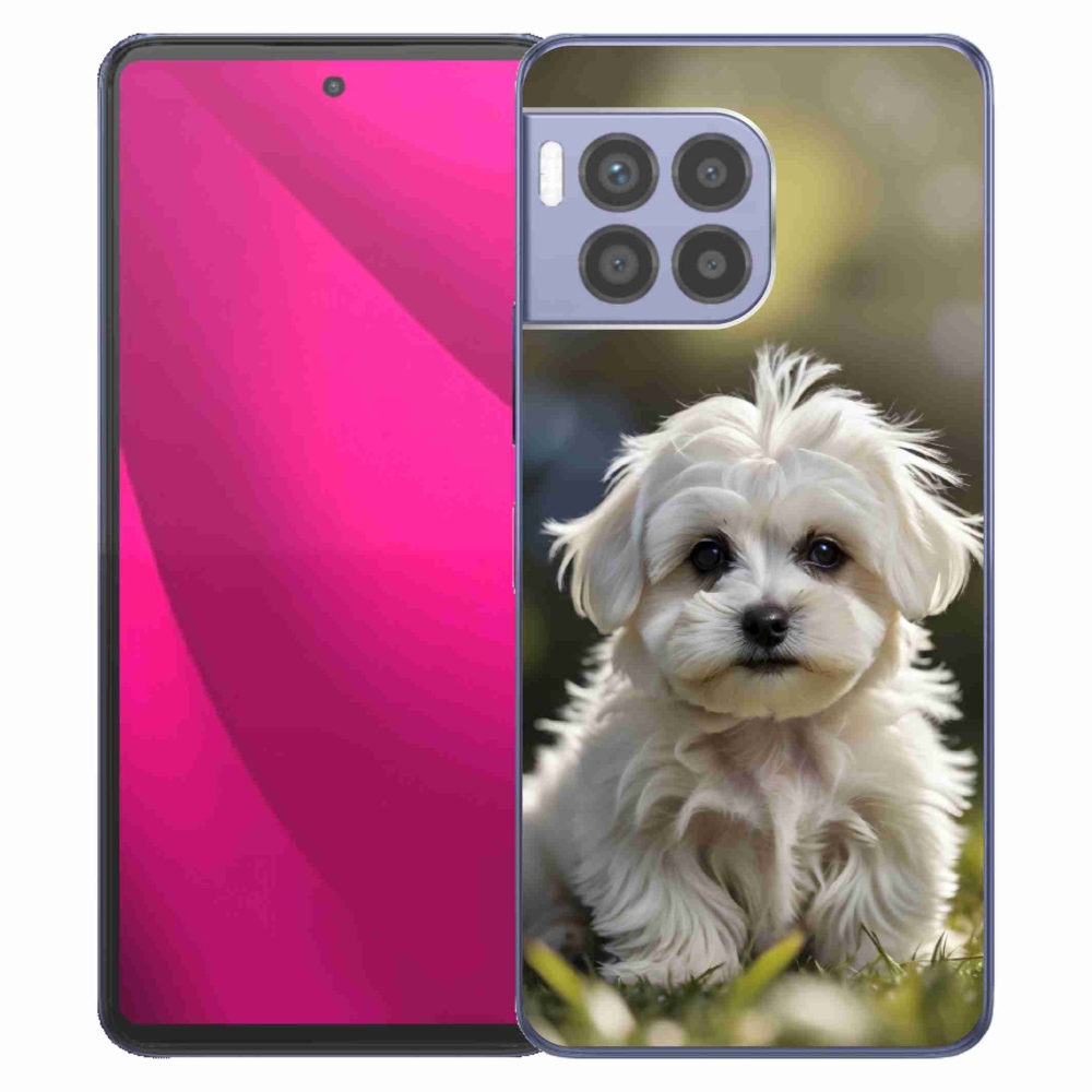 Gelový kryt mmCase na T phone 2 Pro - roztomilý maltézský psík