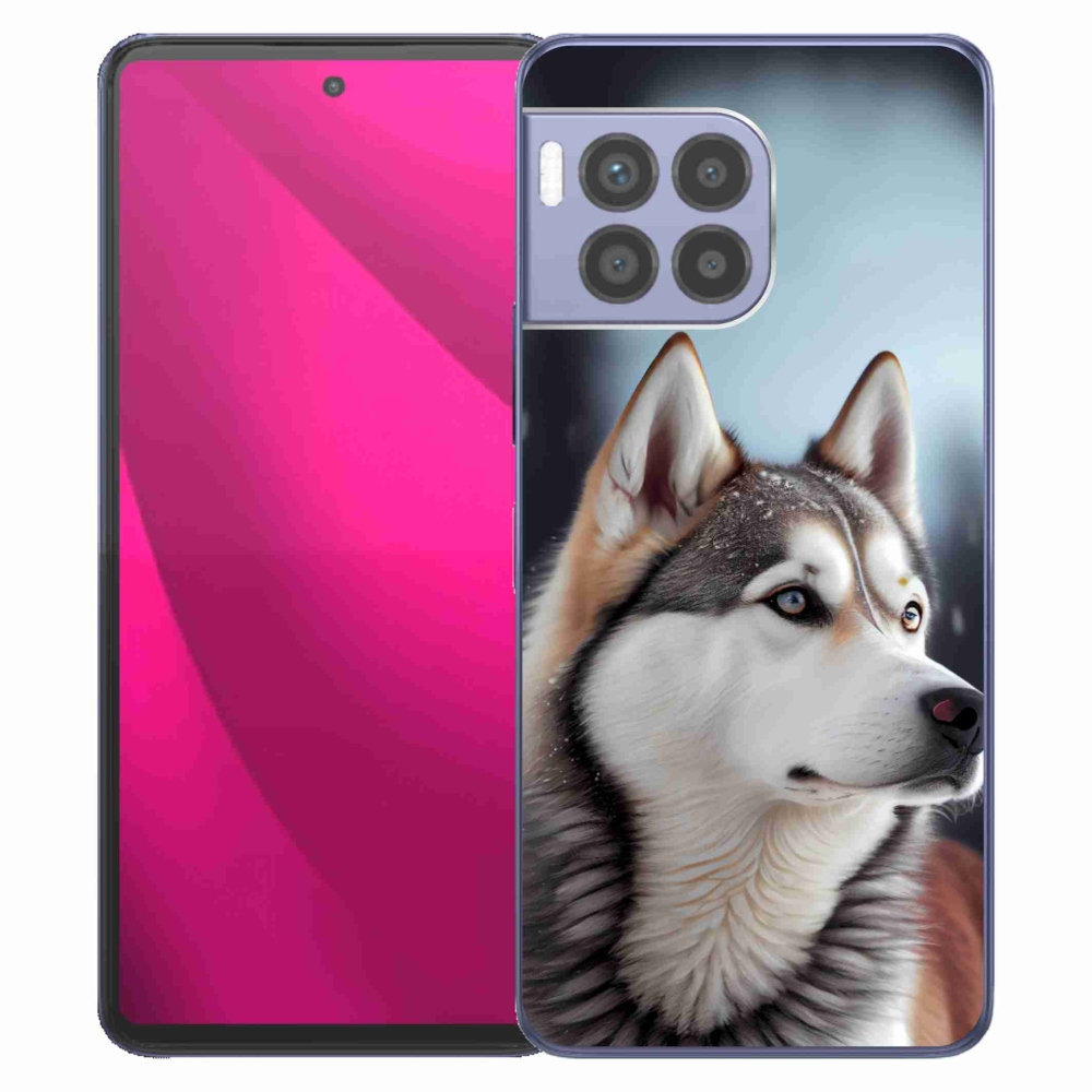 Gelový kryt mmCase na T phone 2 Pro - sibiřský husky