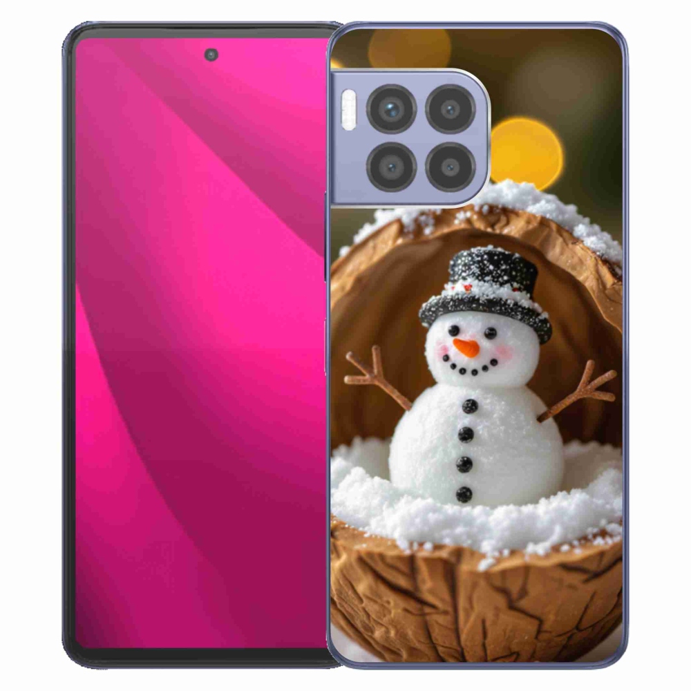 Gelový kryt mmCase na T phone 2 Pro - sněhulák 4