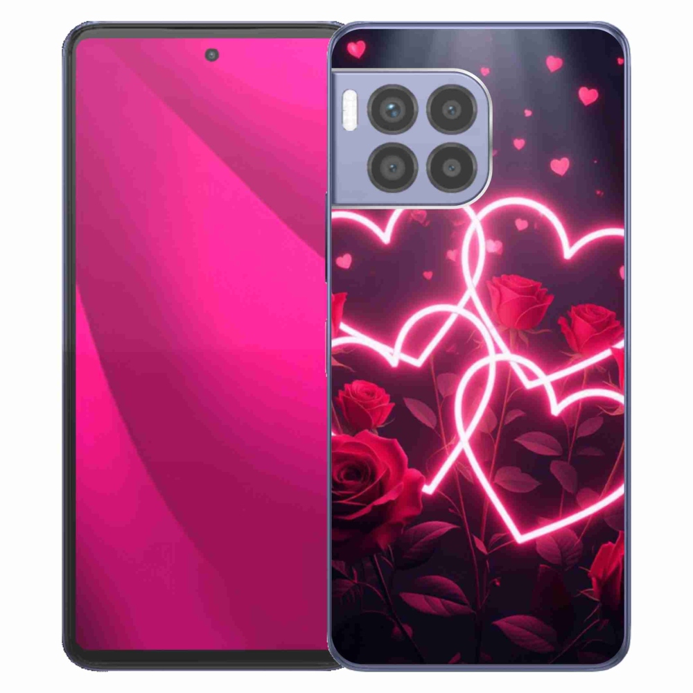 Gelový kryt mmCase na T phone 2 Pro - srdce lásky