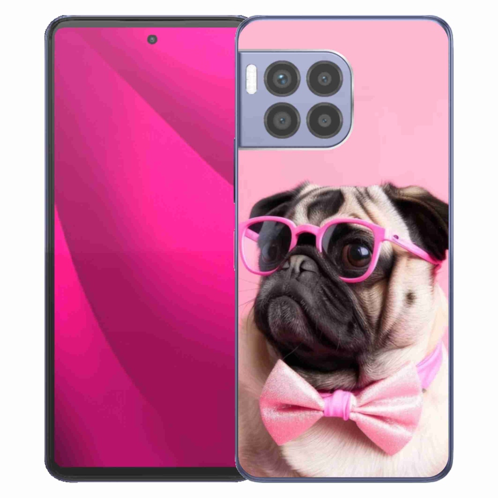 Gelový kryt mmCase na T phone 2 Pro - stylový mops