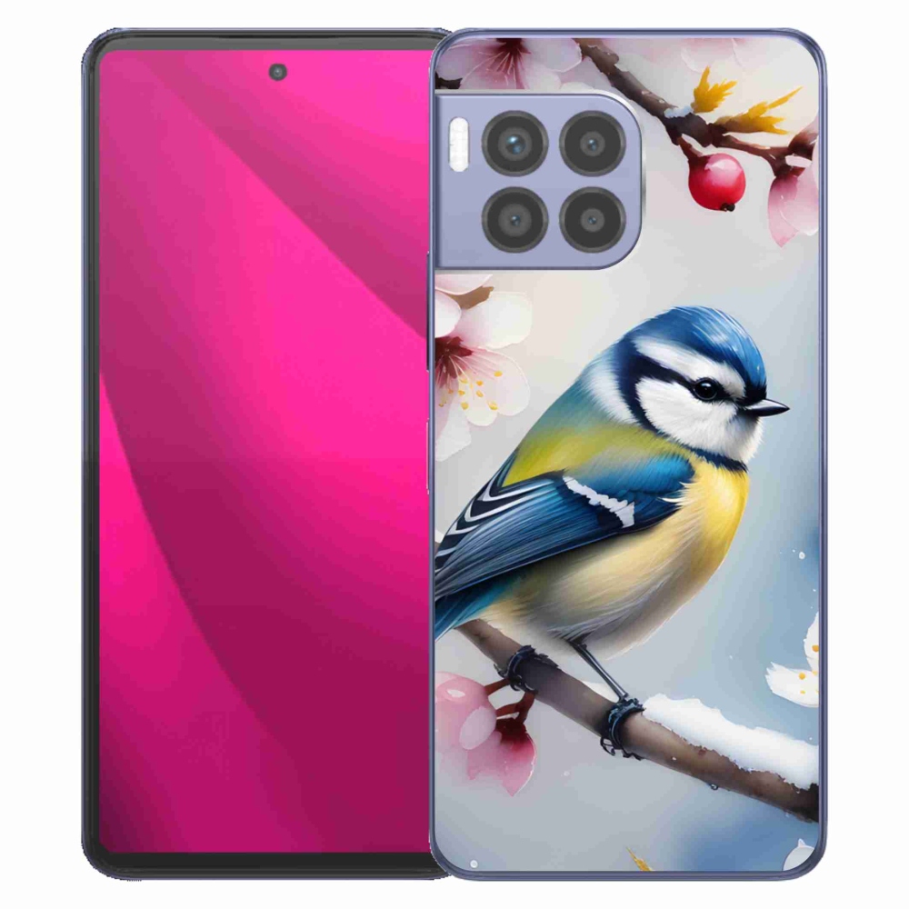 Gelový kryt mmCase na T phone 2 Pro - sýkorka