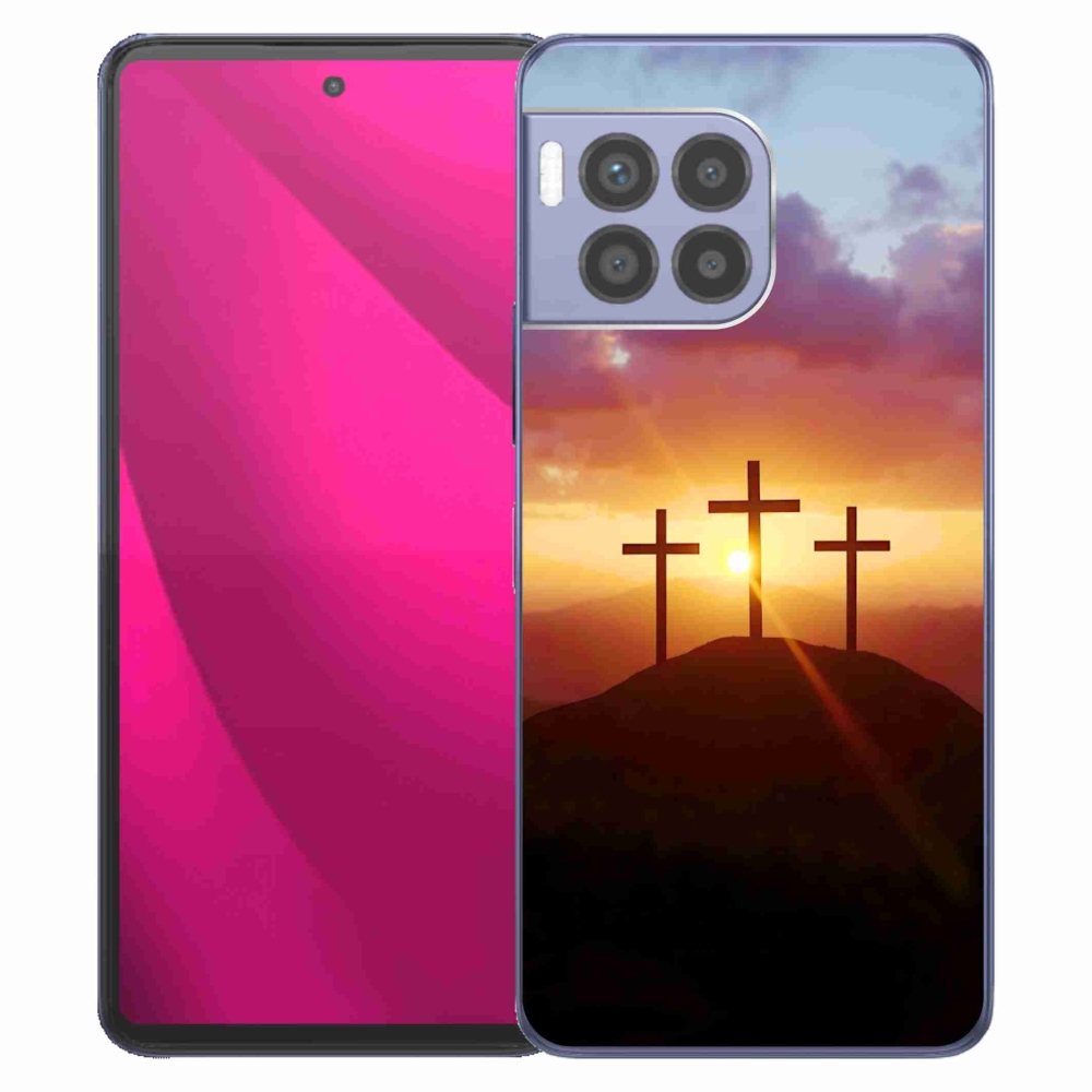 Gelový kryt mmCase na T phone 2 Pro - tři kříže