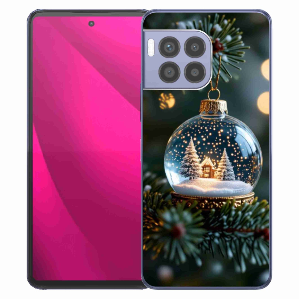 Gelový kryt mmCase na T phone 2 Pro - vánoční koule 2