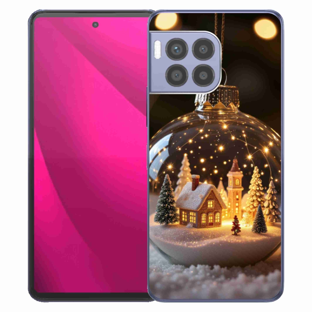 Gelový kryt mmCase na T phone 2 Pro - vánoční koule 3