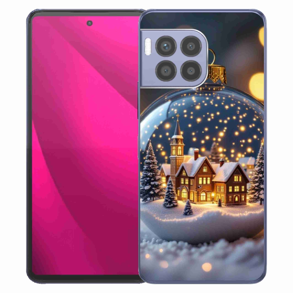 Gelový kryt mmCase na T phone 2 Pro - vánoční koule 4