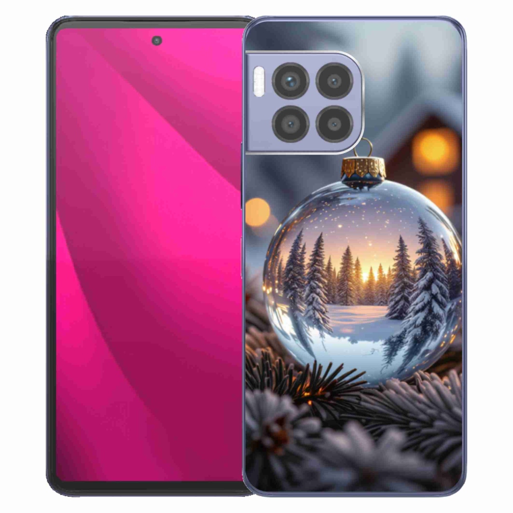 Gelový kryt mmCase na T phone 2 Pro - vánoční ozdoba
