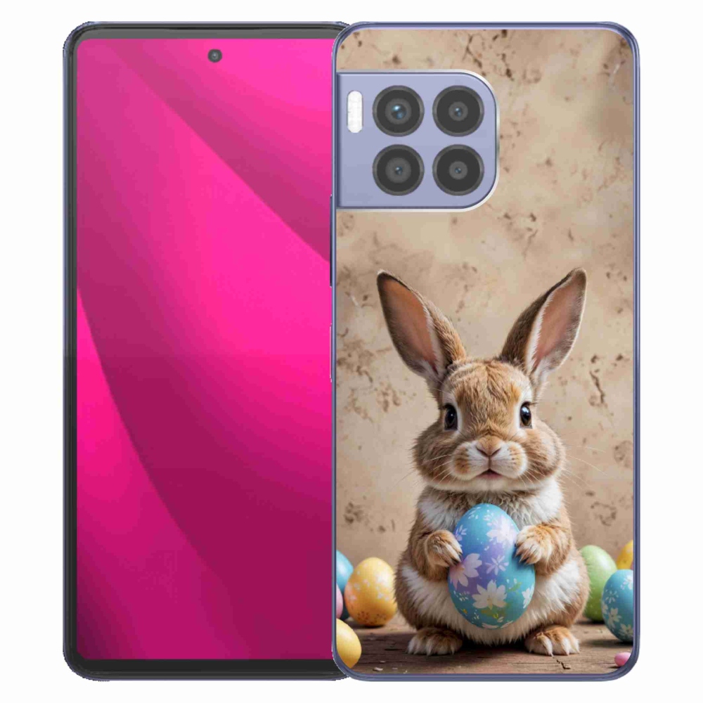 Gelový kryt mmCase na T phone 2 Pro - velikonoční králíček
