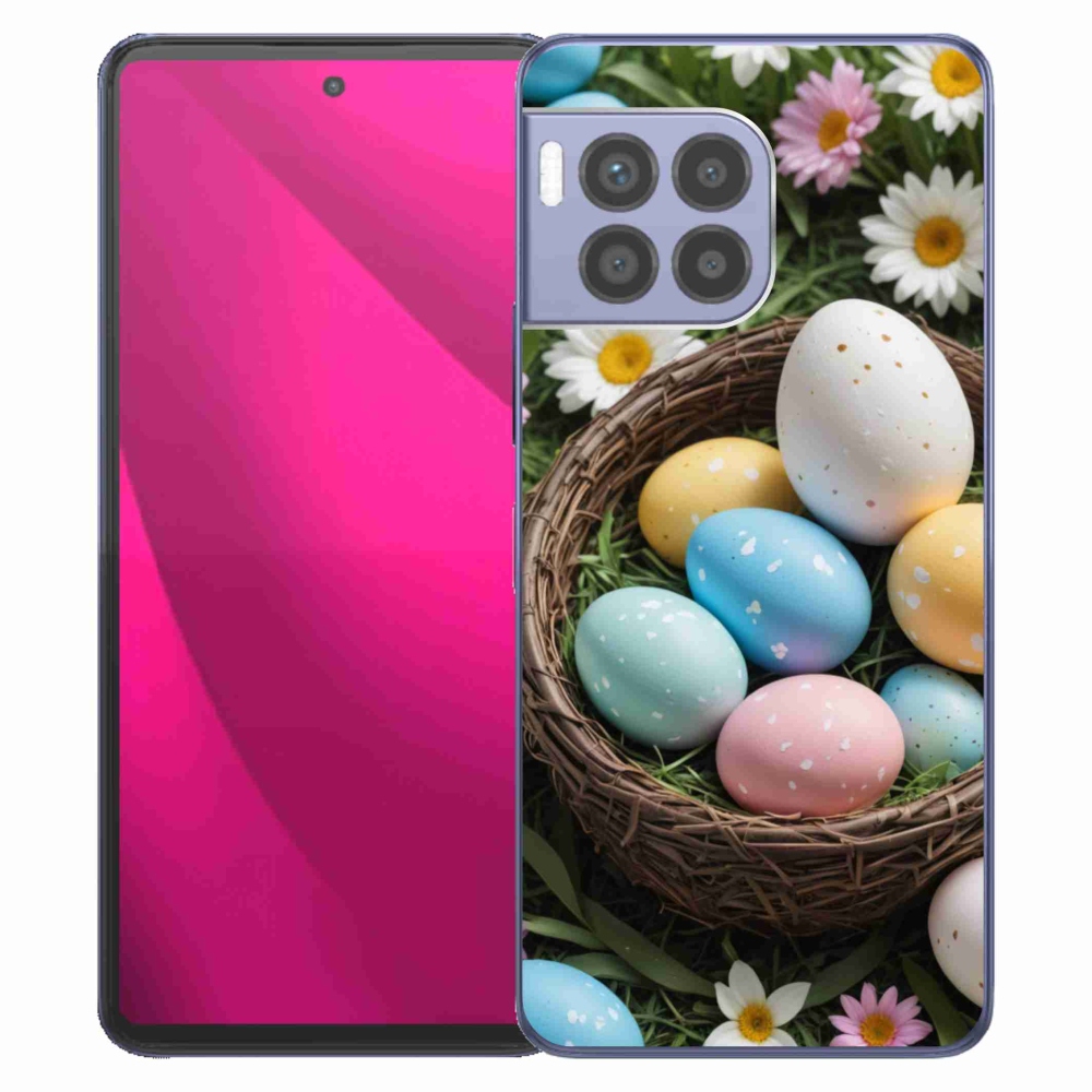 Gelový kryt mmCase na T phone 2 Pro - velikonoční vajíčka 2