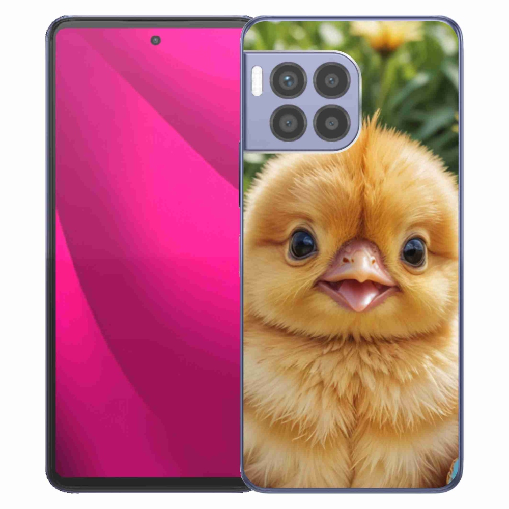 Gelový kryt mmCase na T phone 2 Pro - veselé kuřátko
