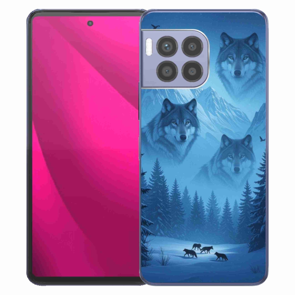 Gelový kryt mmCase na T phone 2 Pro - vlčí smečka