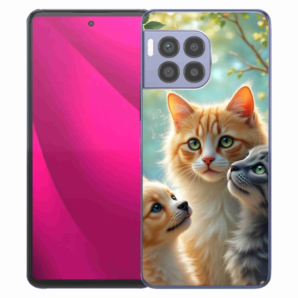 Gelový kryt mmCase na T phone 2 Pro - zvířecí přátelství 2