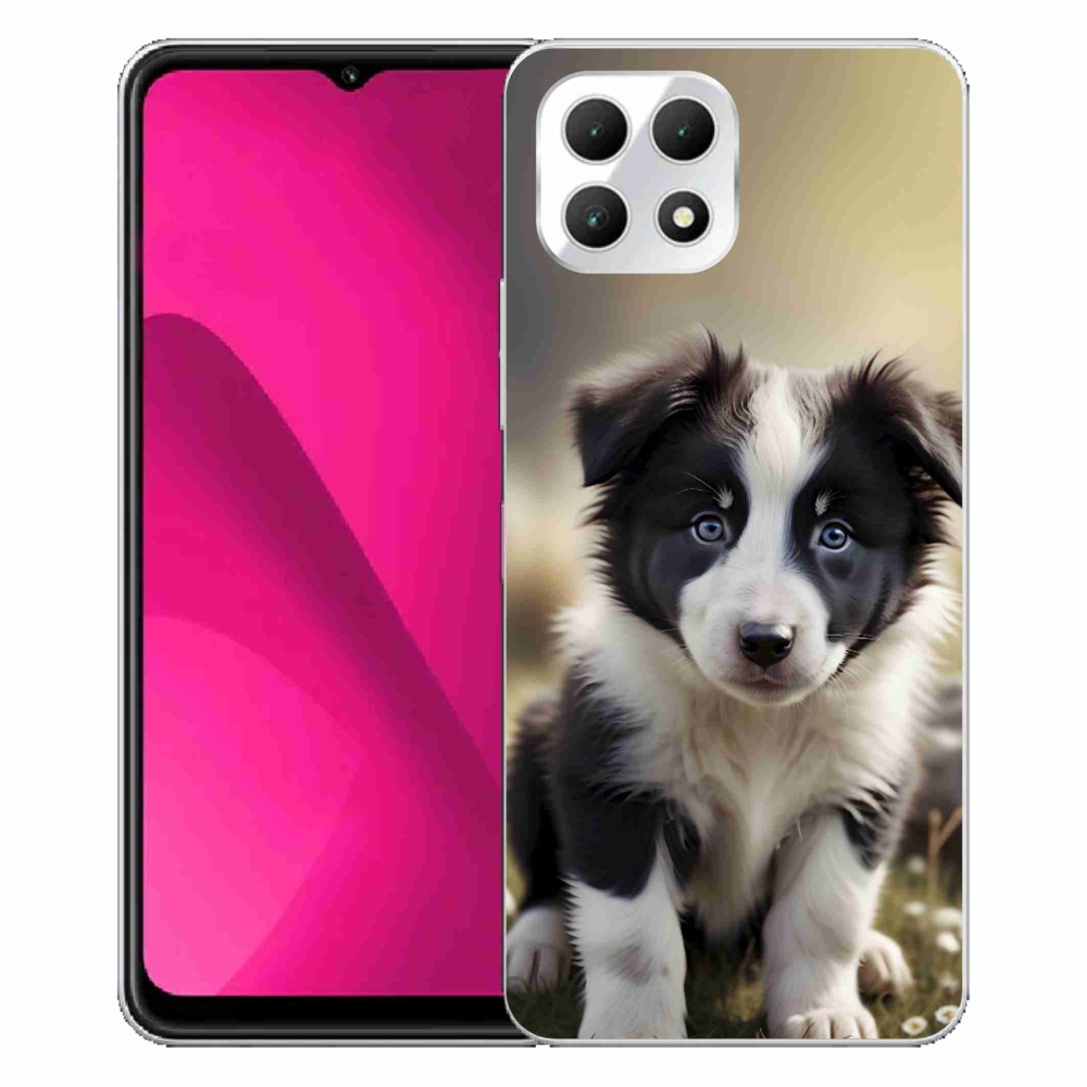 Gelový kryt mmCase na T phone 2 - roztomilá border kolie