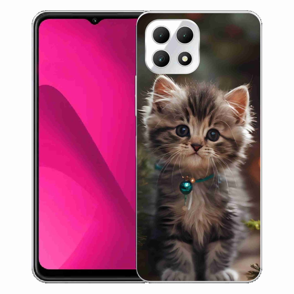 Gelový kryt mmCase na T phone 2 - roztomilé kotě 11
