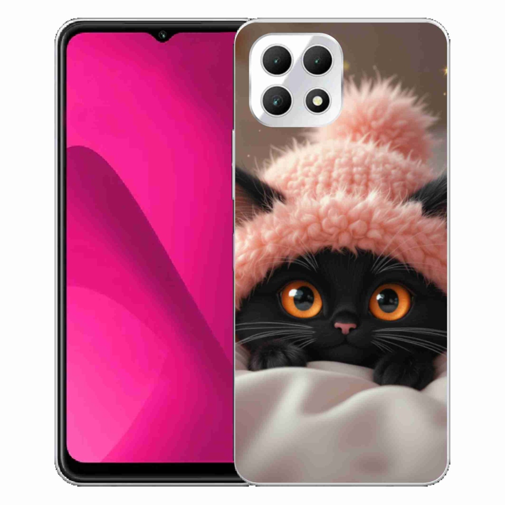 Gelový kryt mmCase na T phone 2 - roztomilé kotě 7