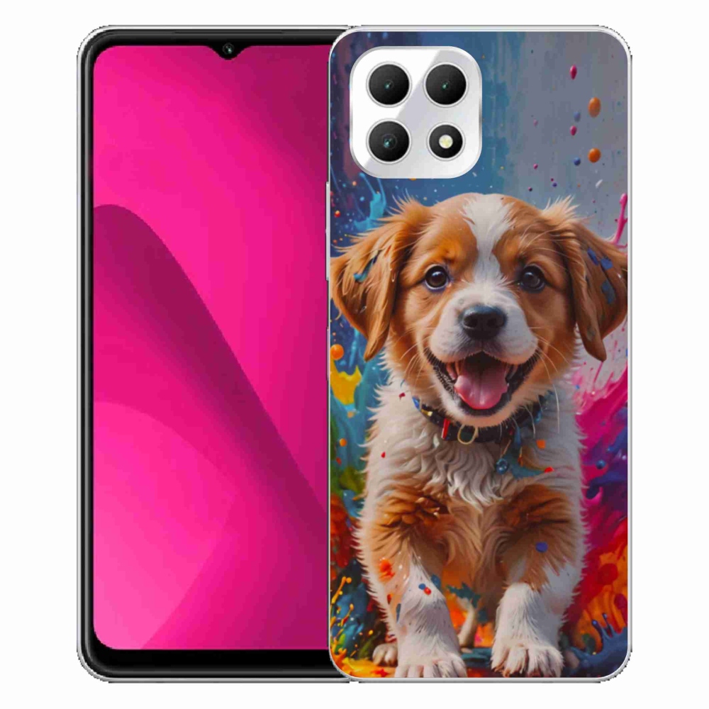 Gelový kryt mmCase na T phone 2 - roztomilé štěně 3