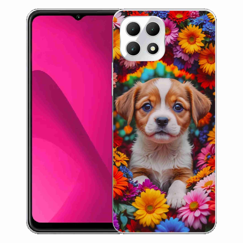 Gelový kryt mmCase na T phone 2 - roztomilé štěně