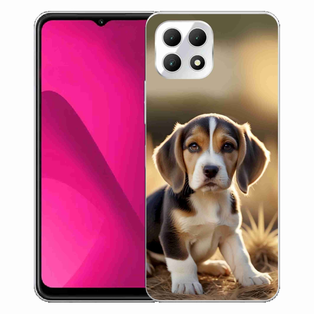 Gelový kryt mmCase na T phone 2 - roztomilý bígl