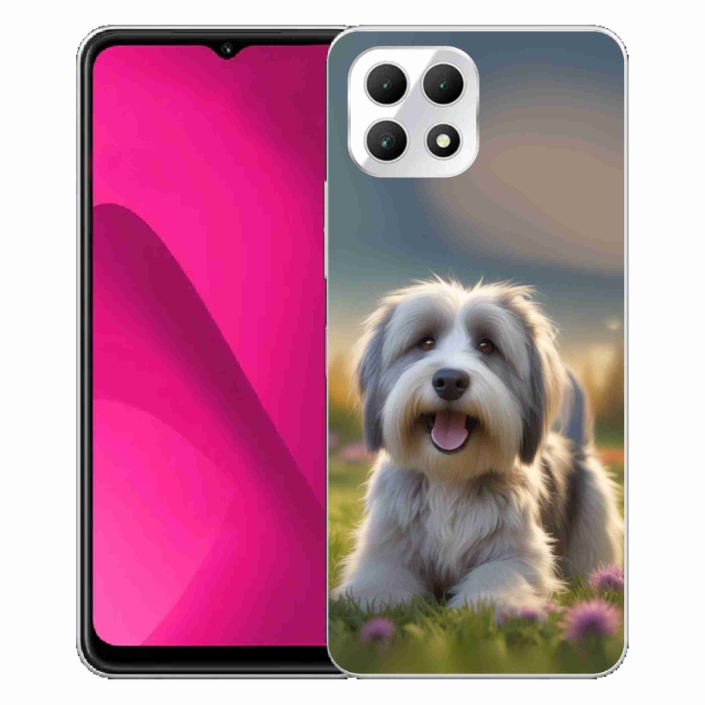Gelový kryt mmCase na T phone 2 - roztomilý havanský psík