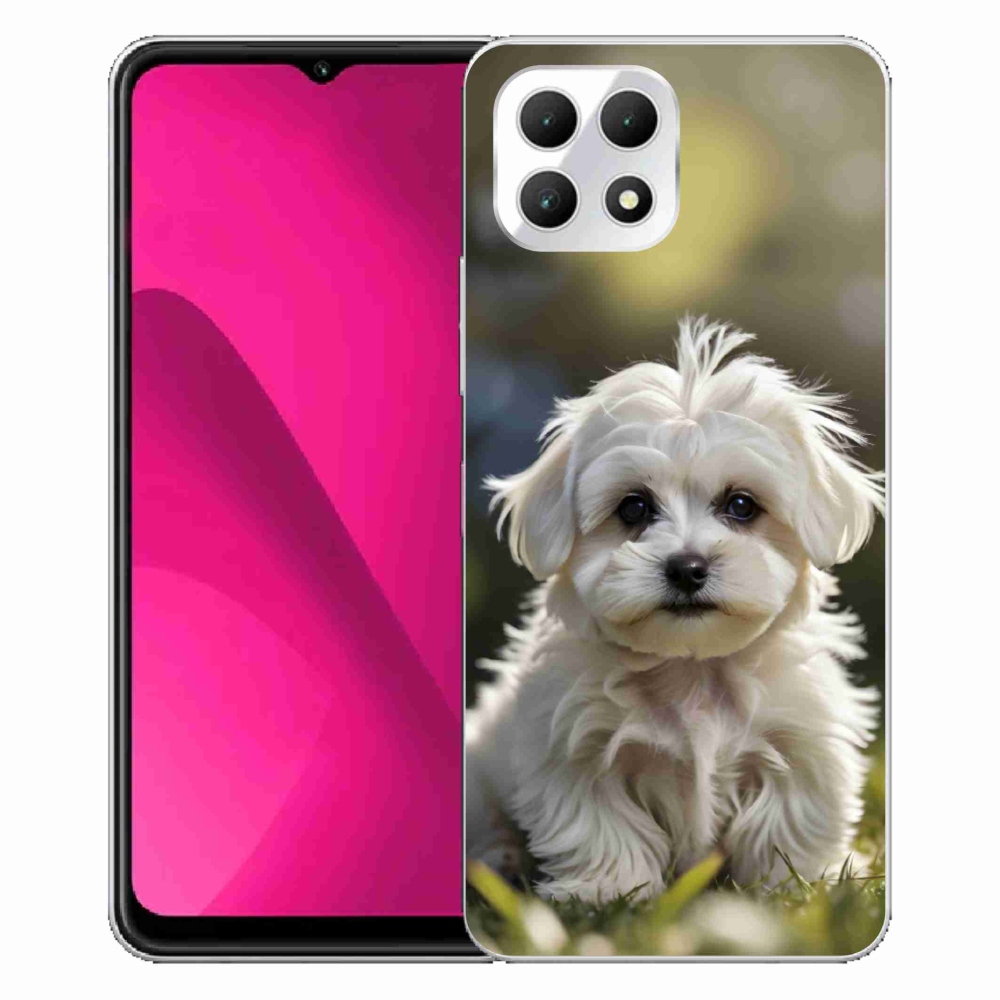 Gelový kryt mmCase na T phone 2 - roztomilý maltézský psík
