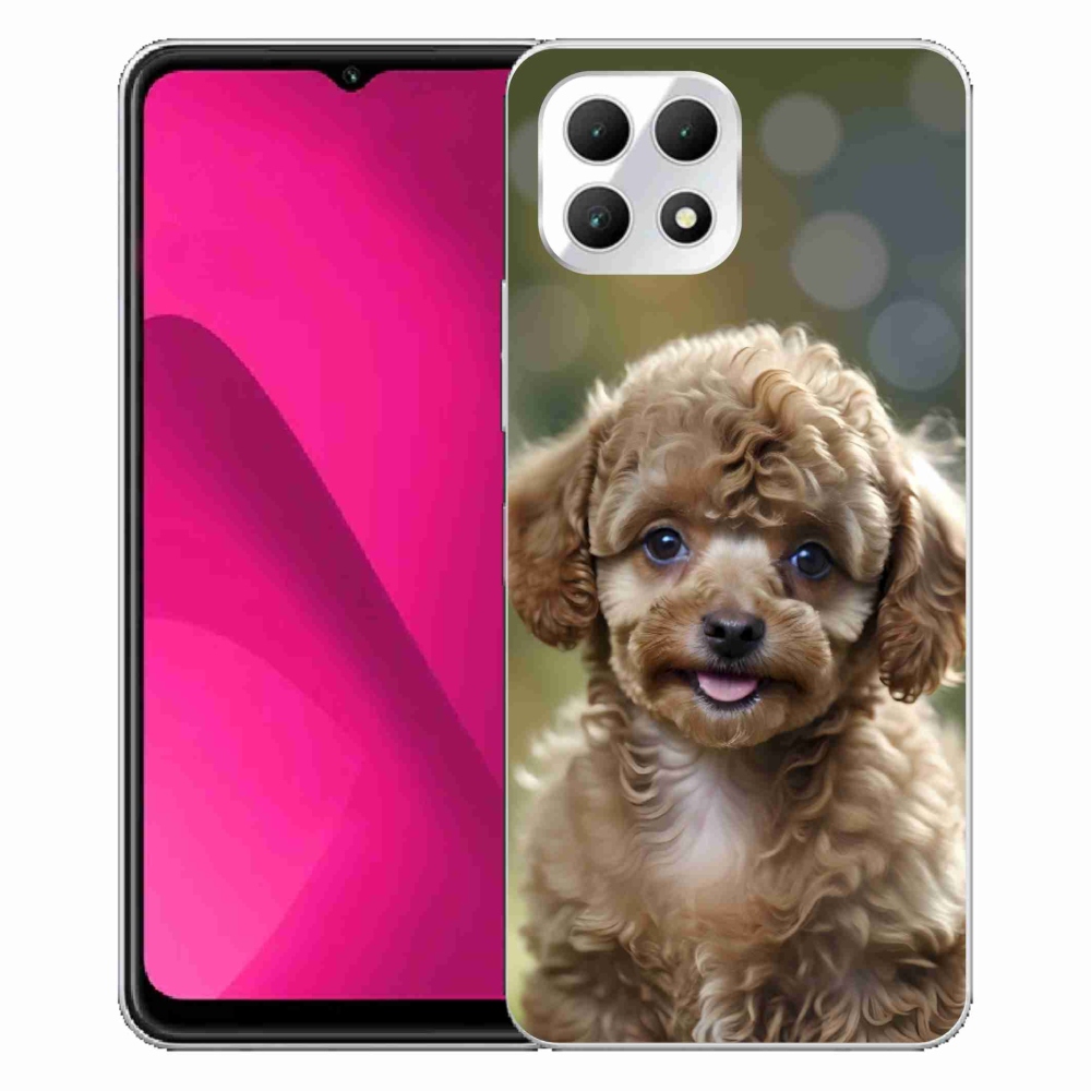 Gelový kryt mmCase na T phone 2 - roztomilý pudl
