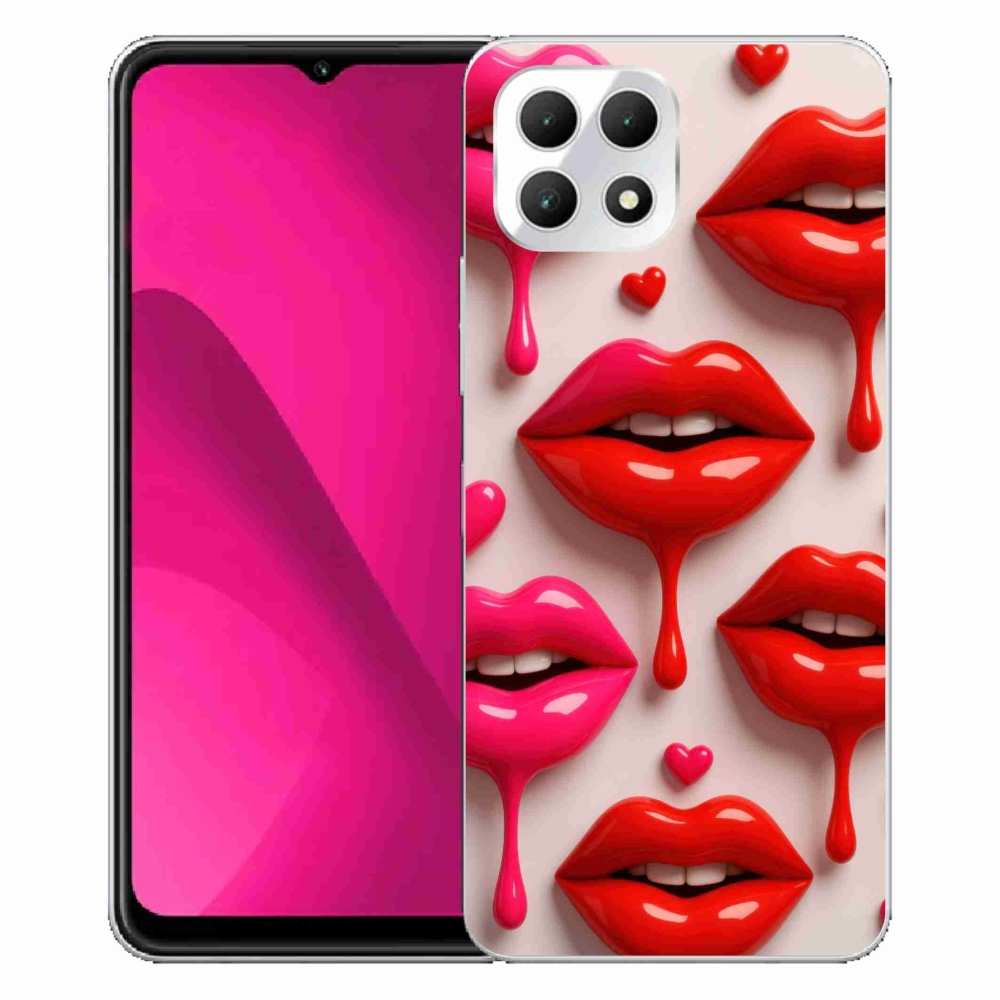 Gelový kryt mmCase na T phone 2 - rty 2