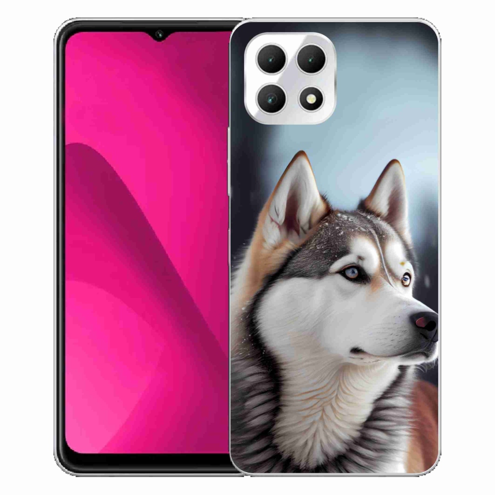 Gelový kryt mmCase na T phone 2 - sibiřský husky
