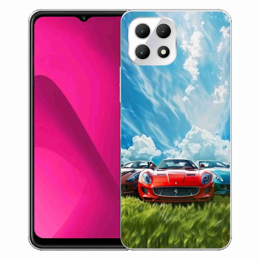 Gelový kryt mmCase na T phone 2 - sportovní vozy