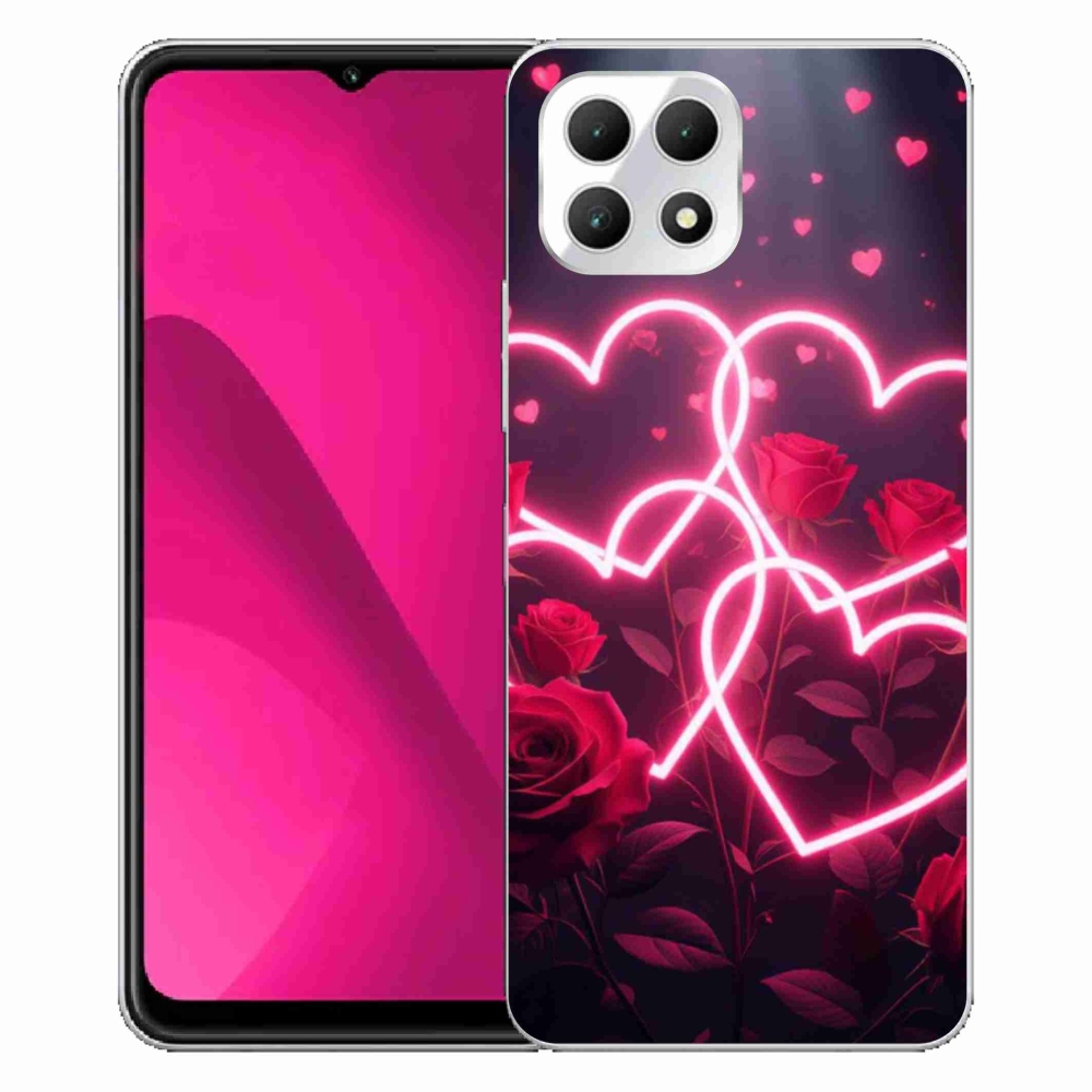 Gelový kryt mmCase na T phone 2 - srdce lásky