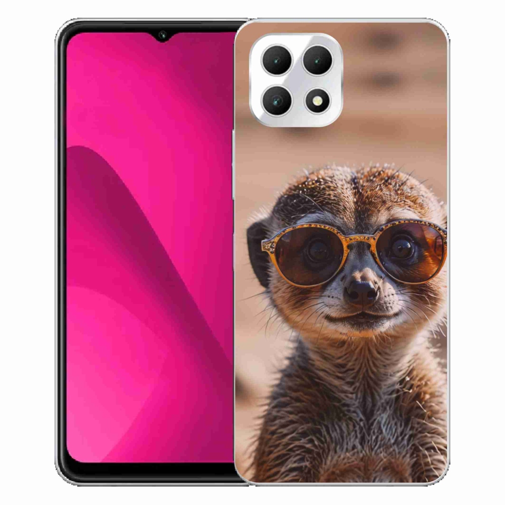 Gelový kryt mmCase na T phone 2 - stylová surikata