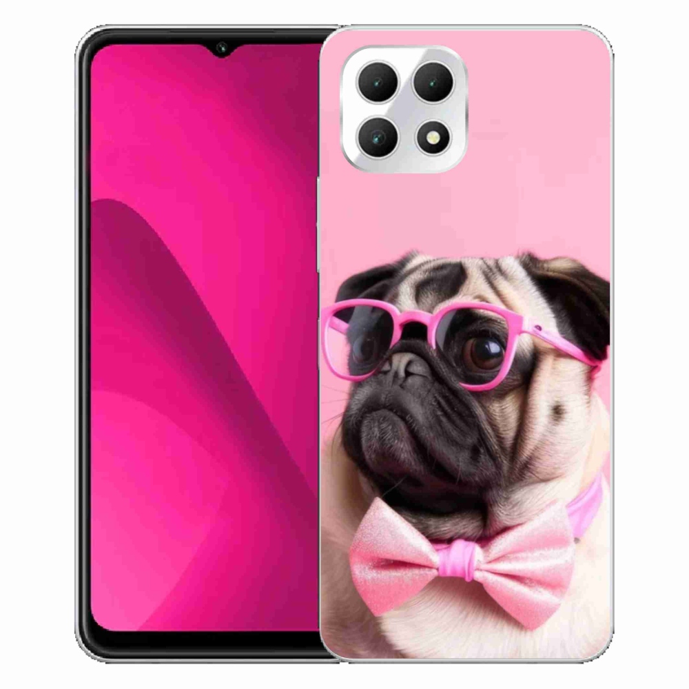 Gelový kryt mmCase na T phone 2 - stylový mops
