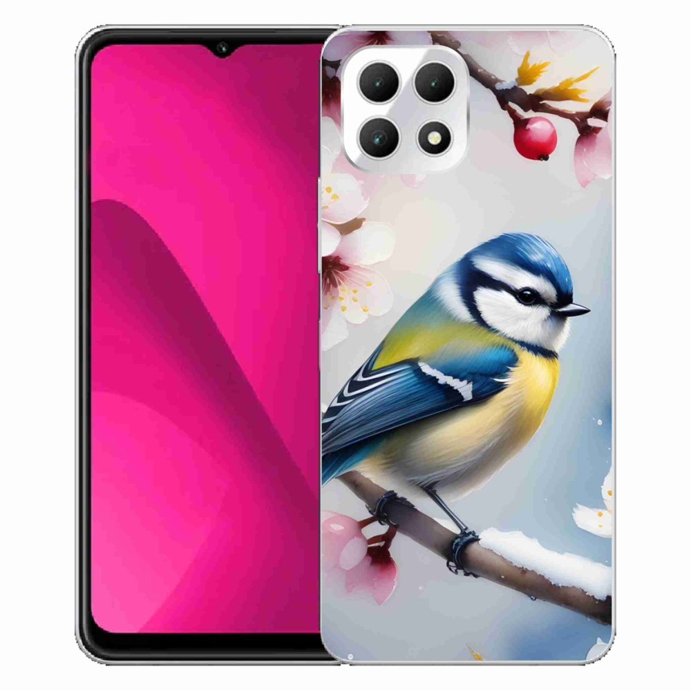 Gelový kryt mmCase na T phone 2 - sýkorka