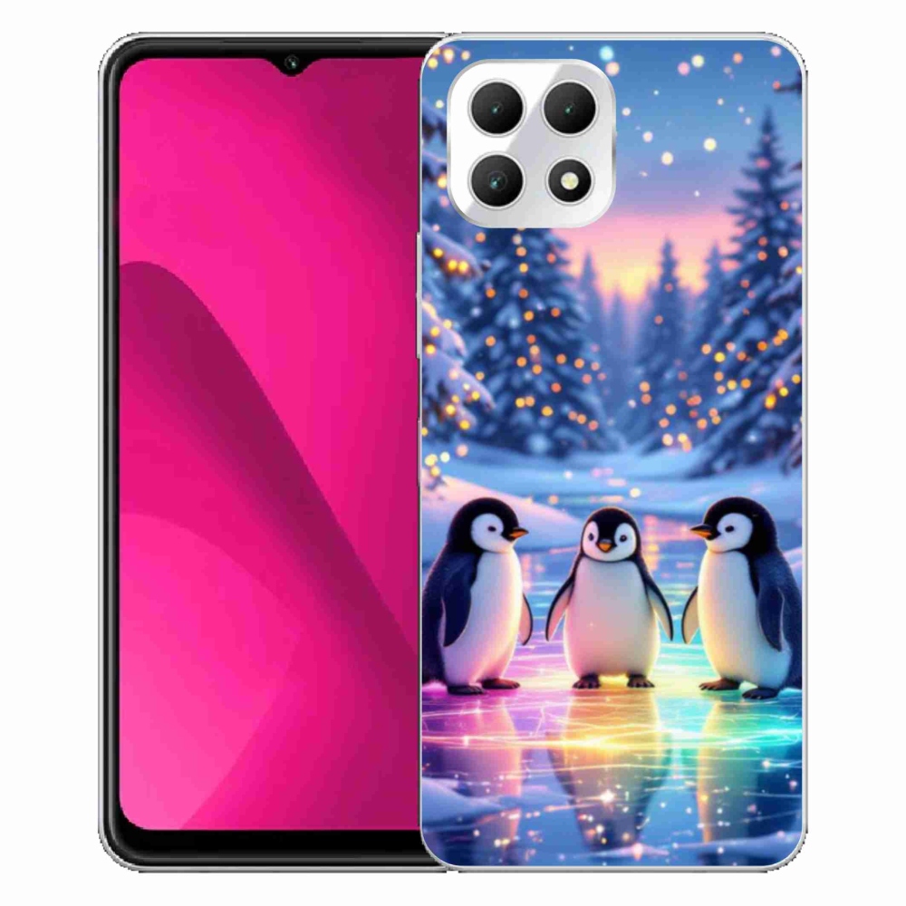 Gelový kryt mmCase na T phone 2 - tučnáci
