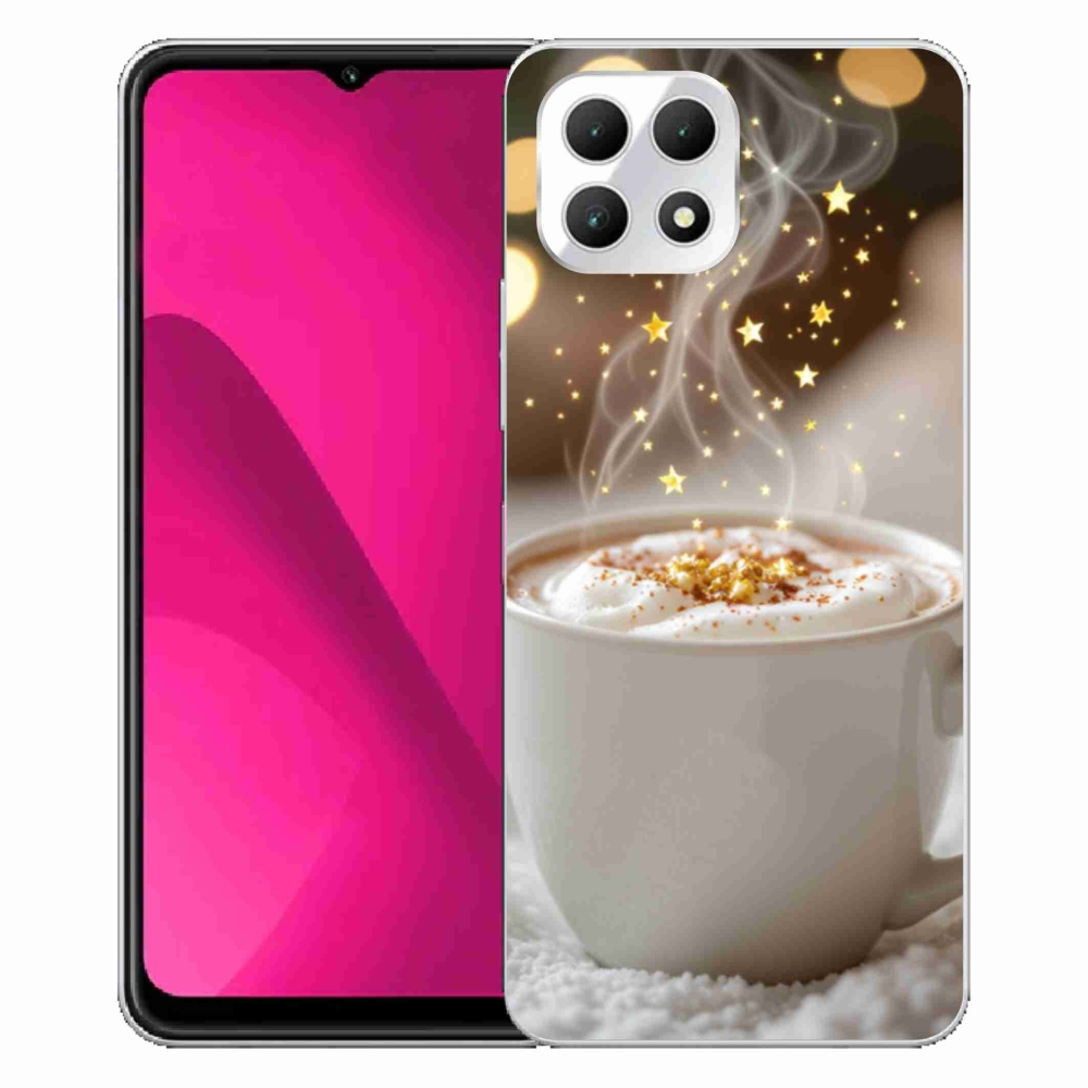 Gelový kryt mmCase na T phone 2 - vánoční horký nápoj